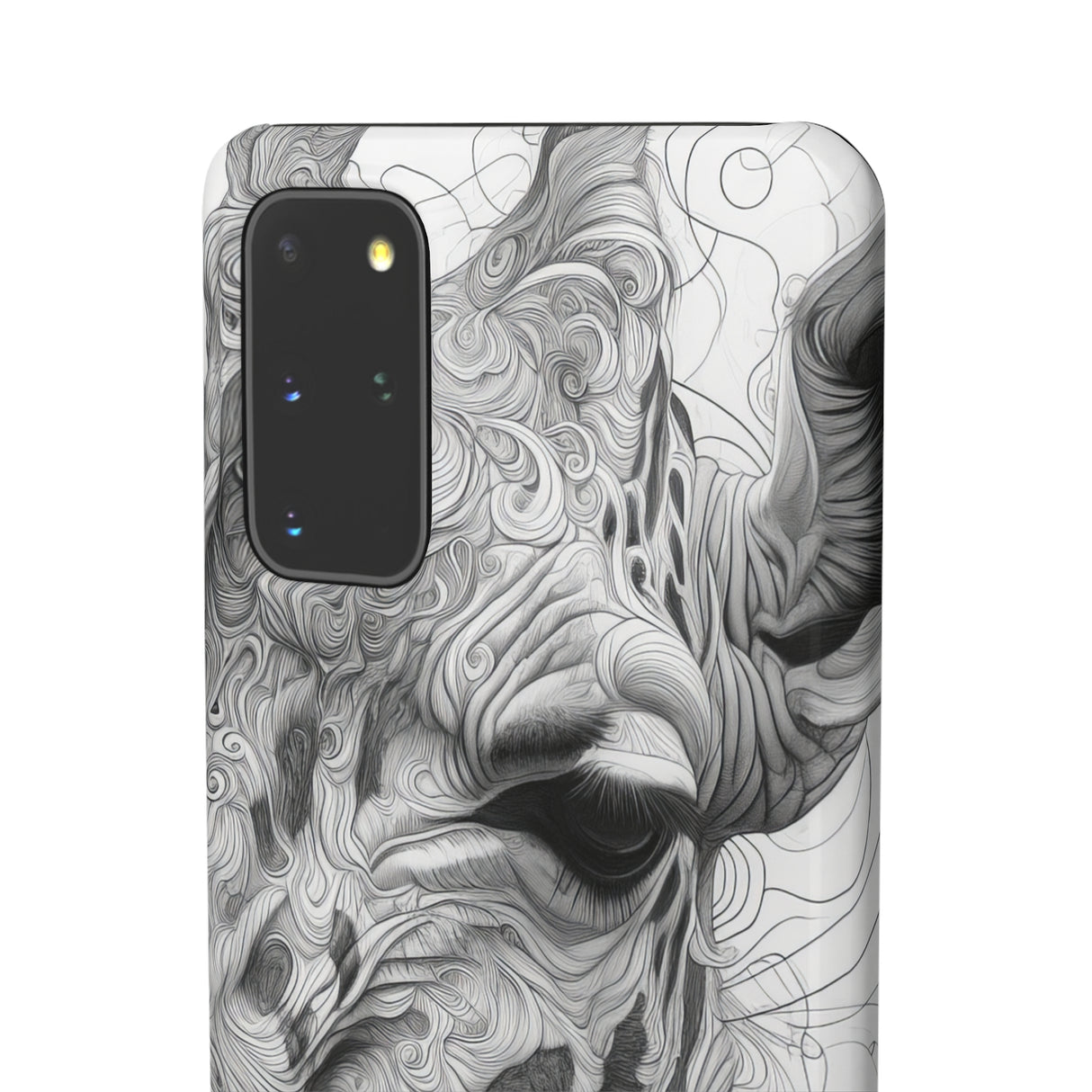 Monochrome Giraffe | Slim Phone Case for Samsung