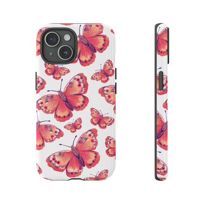 Vibrant Butterfly Dance - iPhone Case