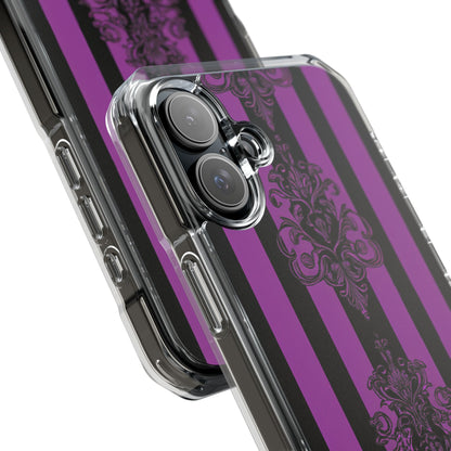 Damask Elegance Purple iPhone 16 Plus Case - Impact