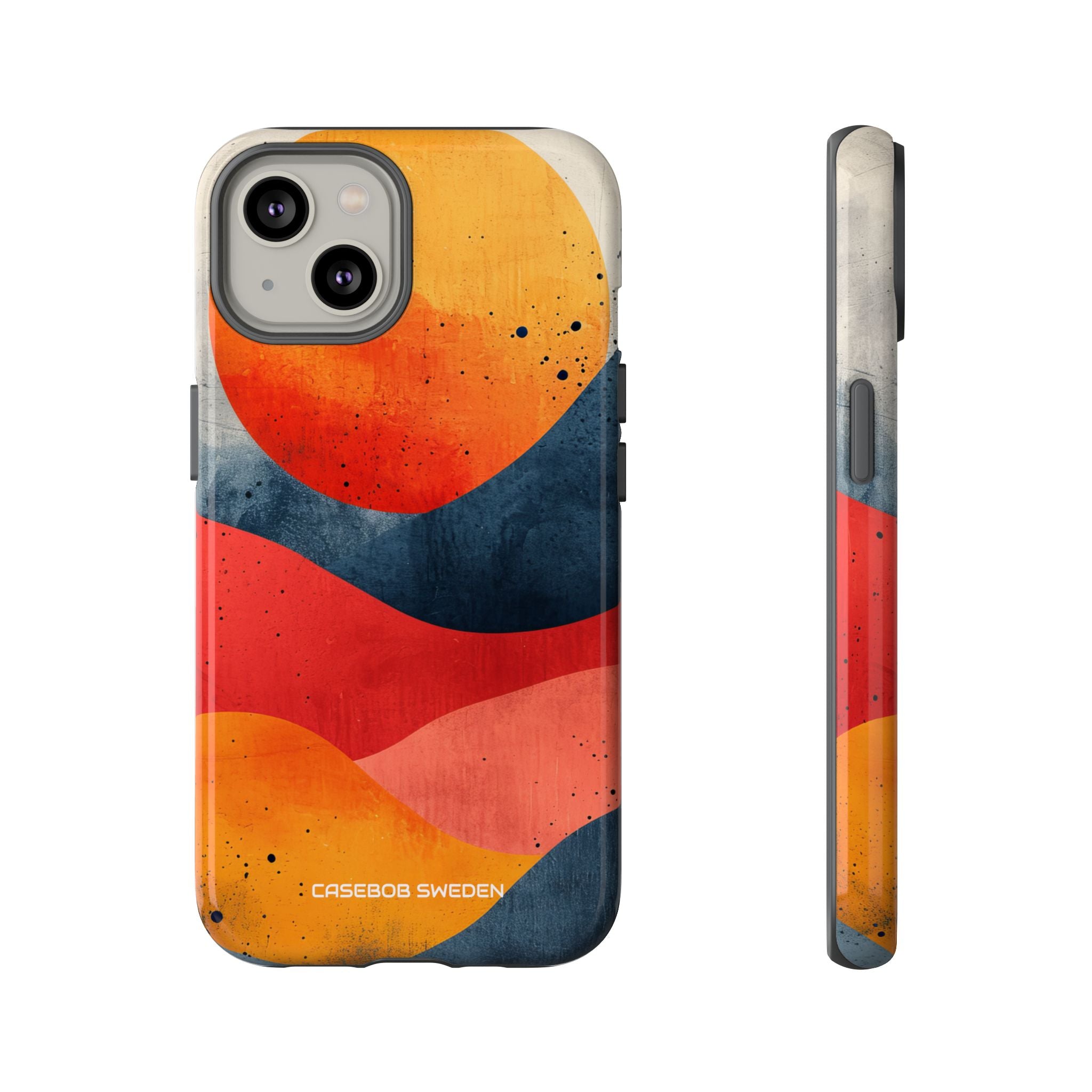 Sunburst Waves - Tough iPhone 14 Phone Case