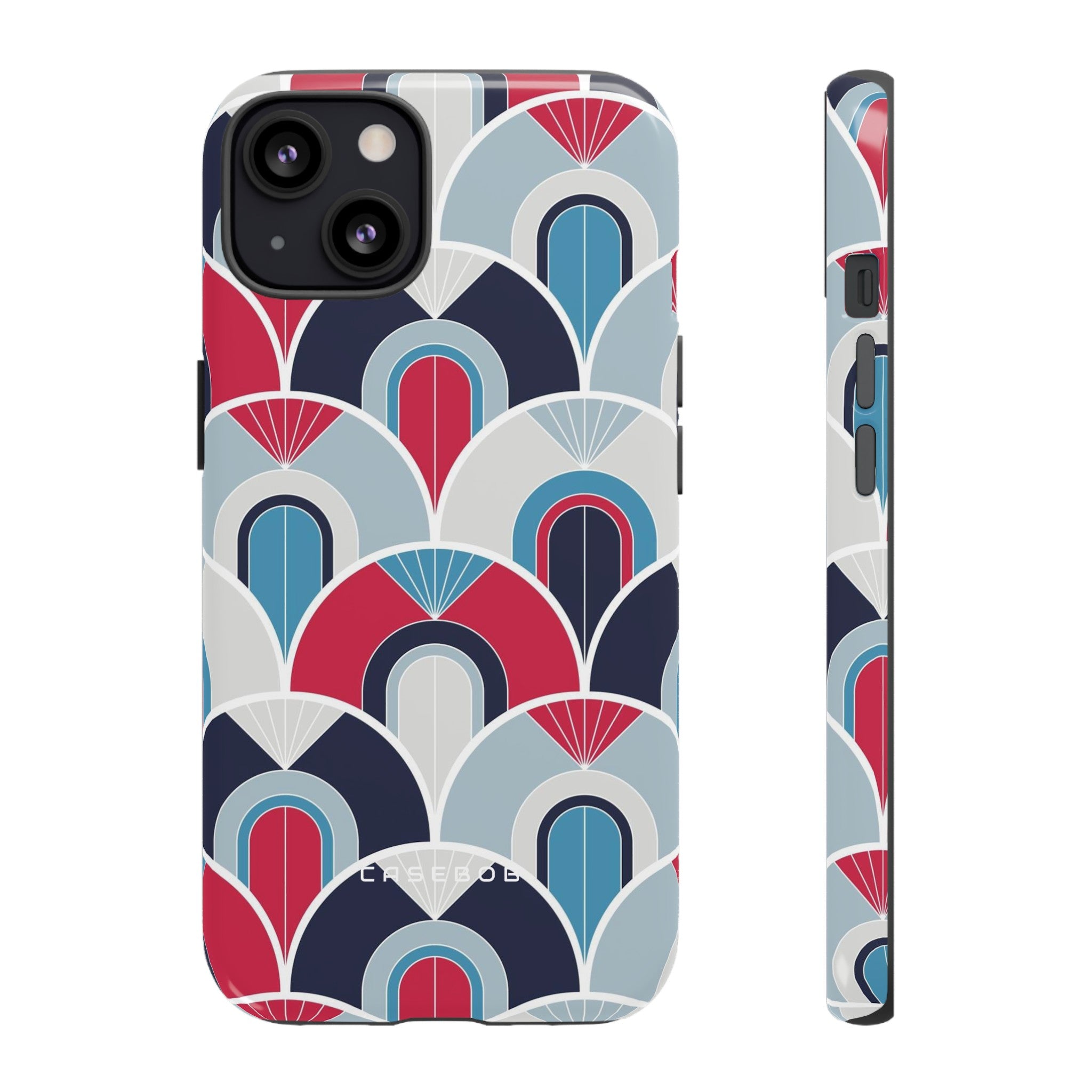 Blue Retro - Protective Phone Case