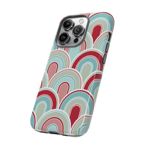 Light Blue Retro - Protective Phone Case