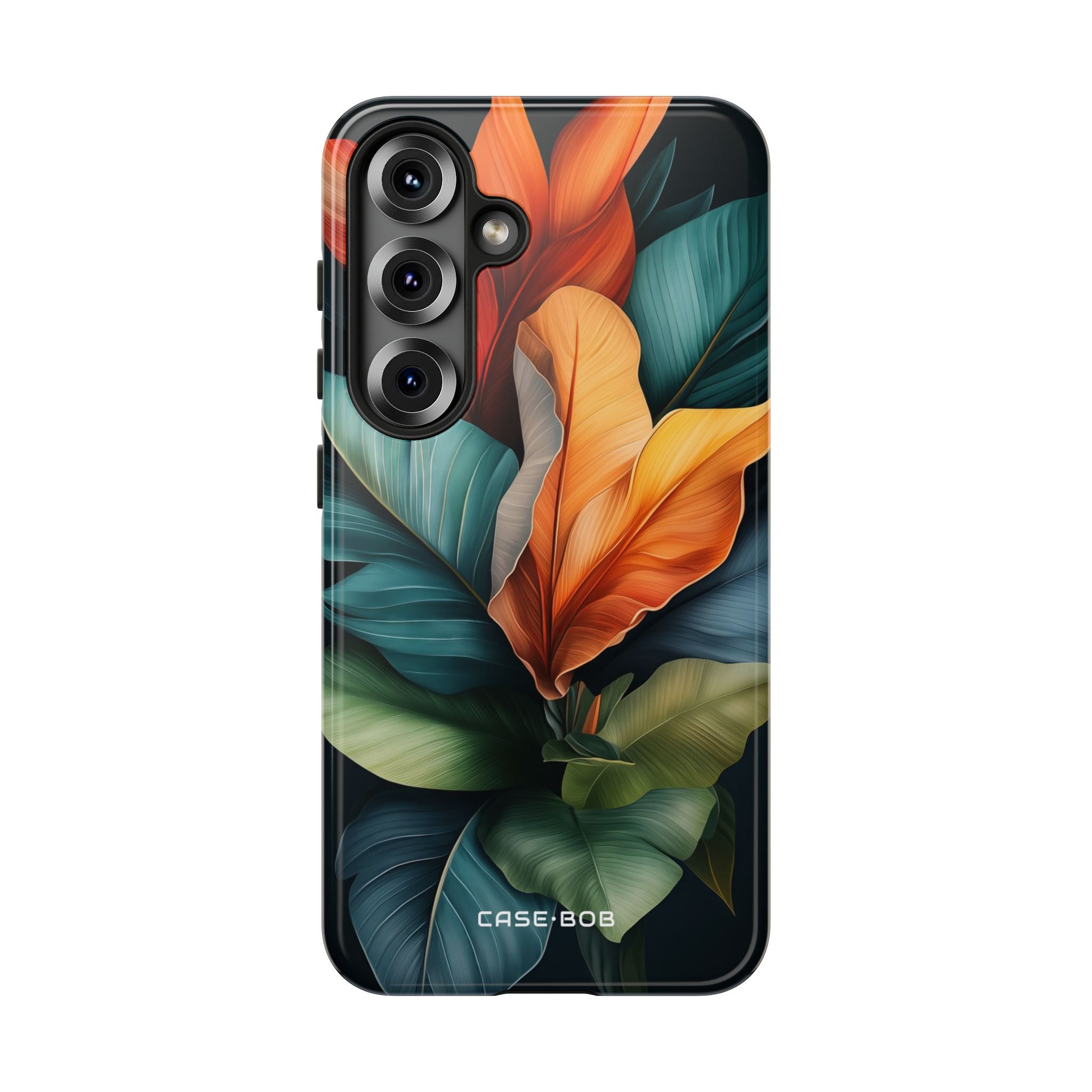 Tropical Leafburst Samsung S25 Case - Tough