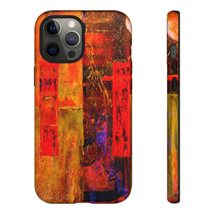 Red Oil Painting - Protective Phone Case