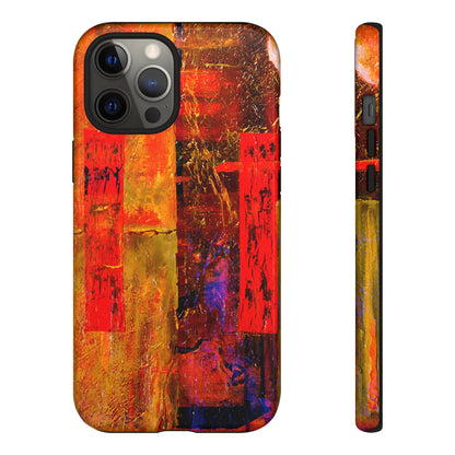 Red Oil Painting - Protective Phone Case