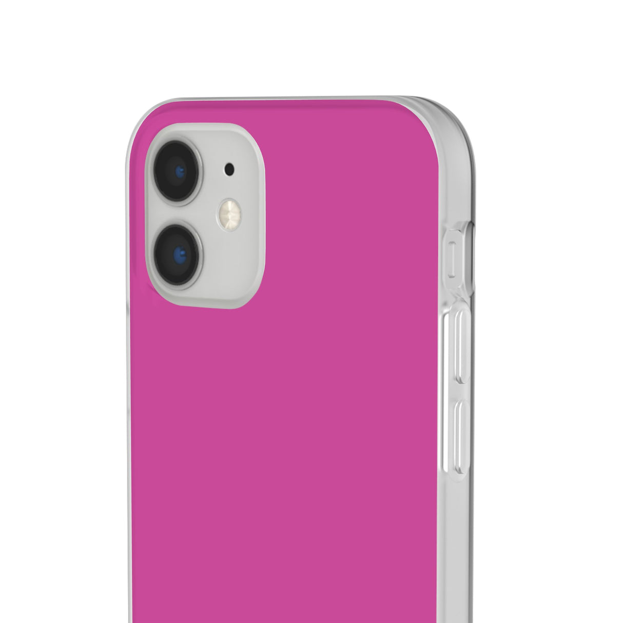 Hot Magenta | Handyhülle für iPhone (Flexible Hülle)