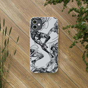 Dynamic Athletic Surrealism | Biodegradable Phone Case