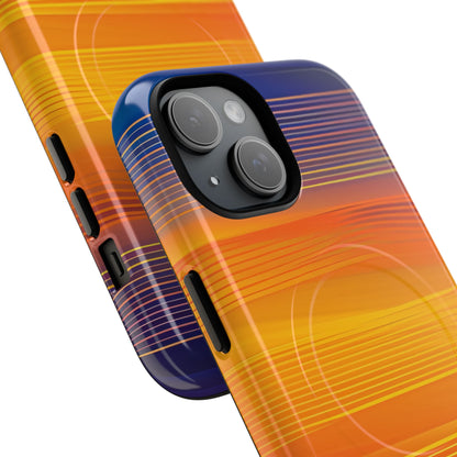 Gradient Sunset Flow iPhone 15 | Tough+ Phone Case