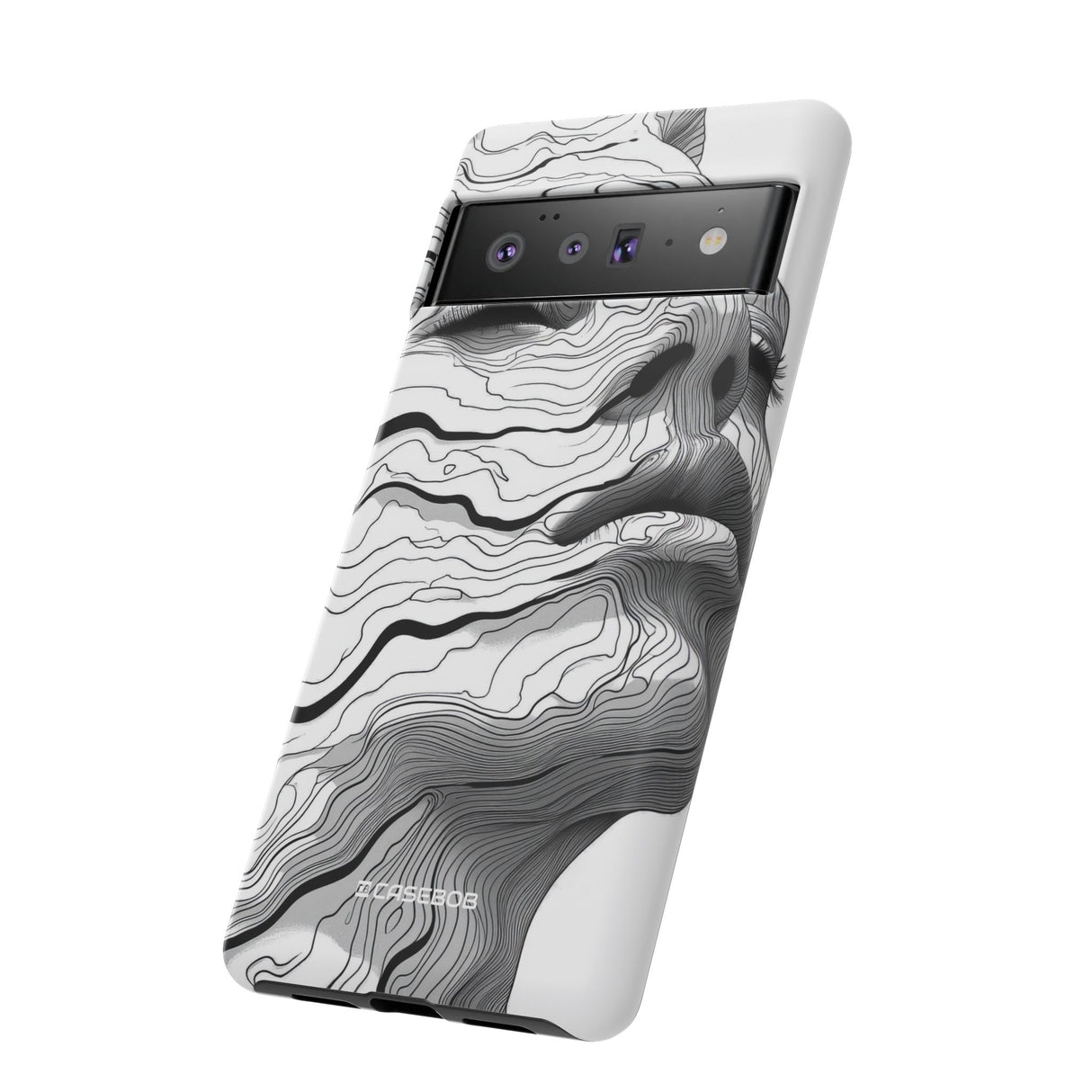 Topographic Serenity | Protective Phone Case for Google Pixel