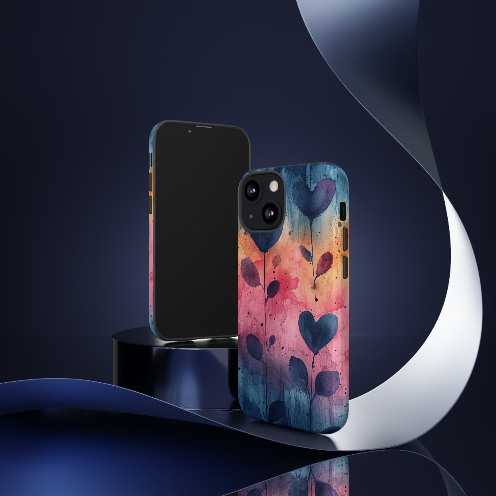 Heartfelt Pastel Mosaic - Protective Phone Case