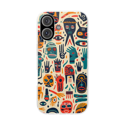 Vivid Faces iPhone 16 Case - Soft