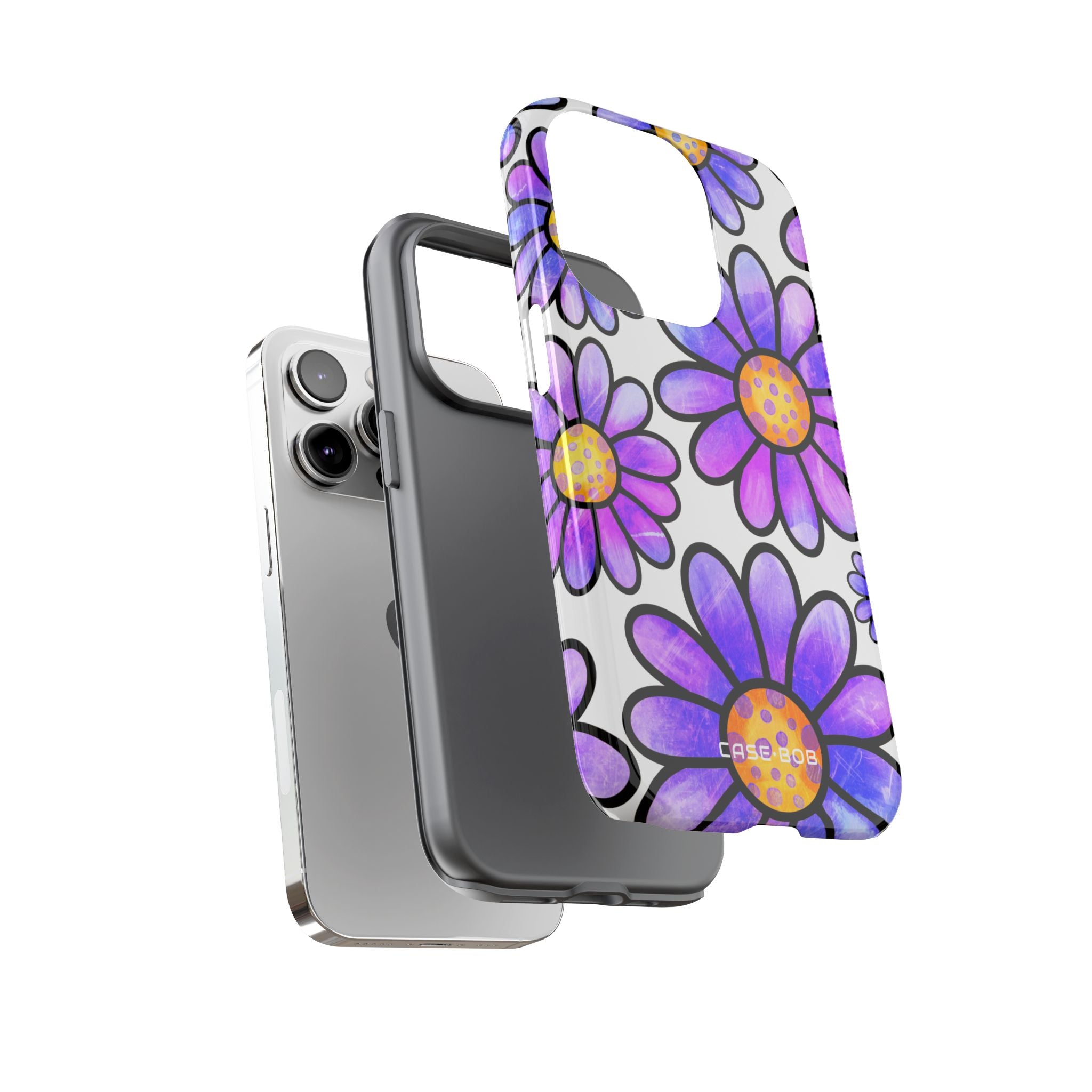 Polka Dot Blooms iPhone 14 Pro Case - Tough
