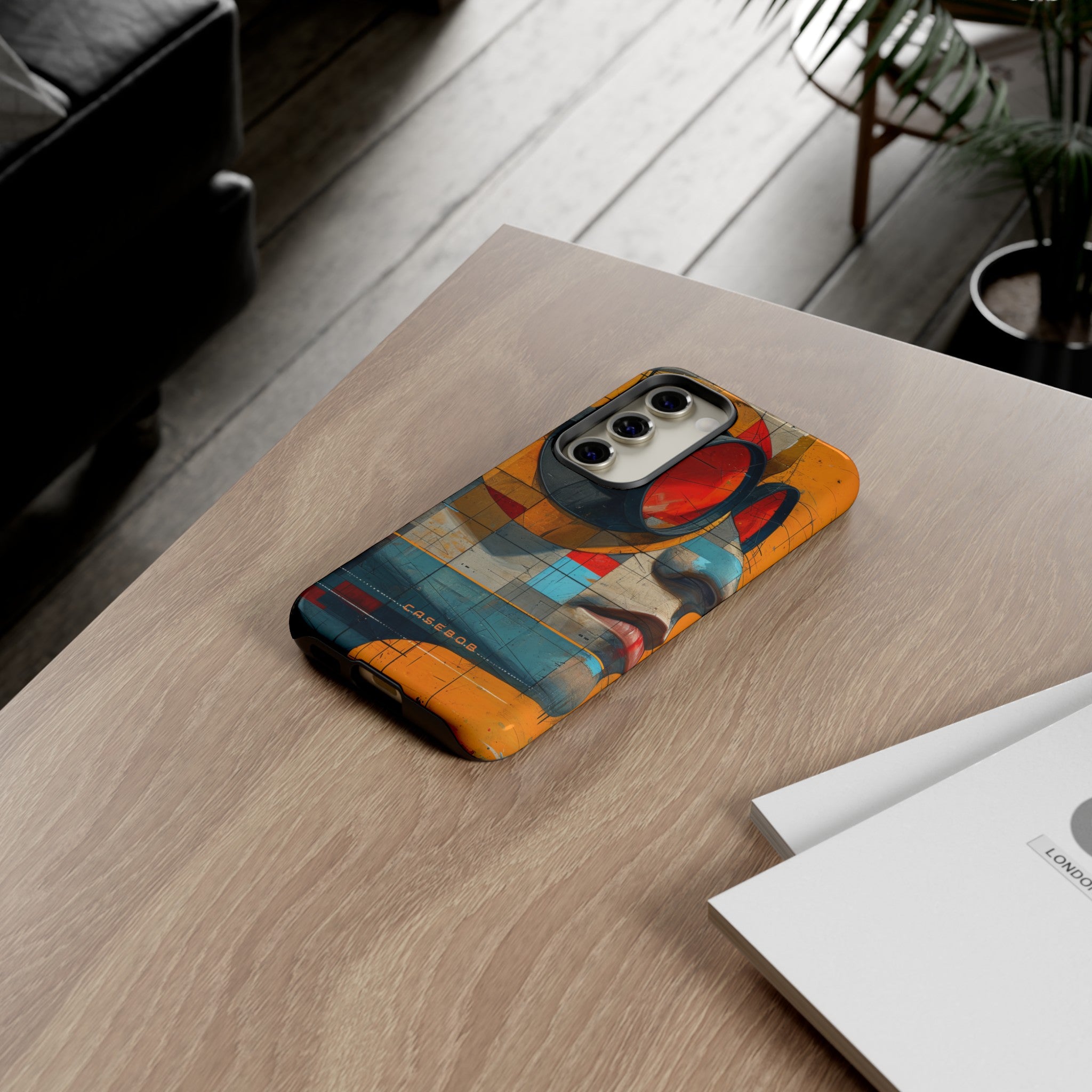 Cartoon Geometry Fusion - Protective Phone Case