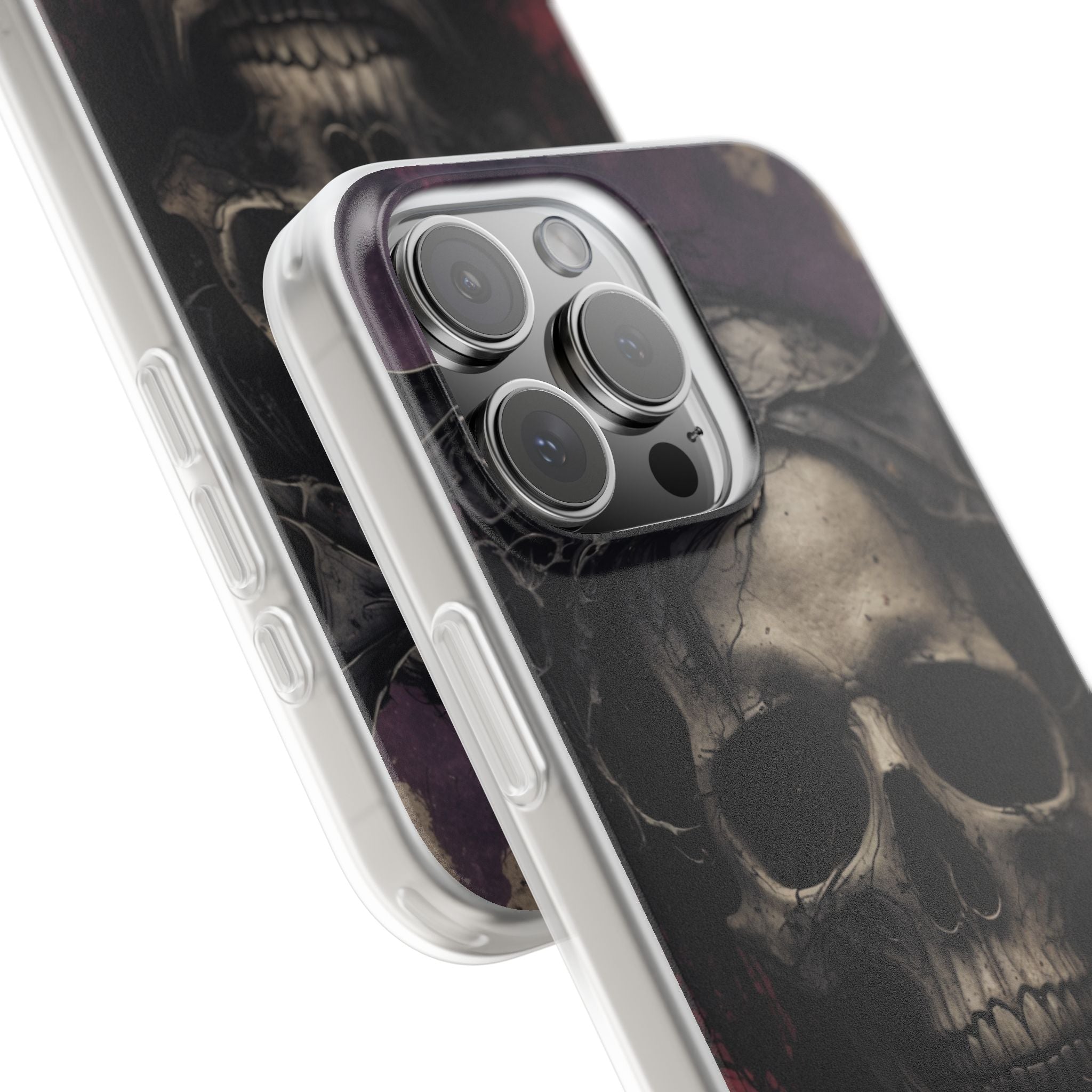 Skull Crown iPhone 16 Pro Max Case - Soft