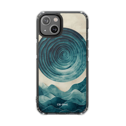 Waves Embrace Circles iPhone Case - Impact