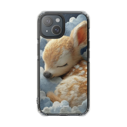 Dreaming Fawn Sleeps iPhone Case - Impact