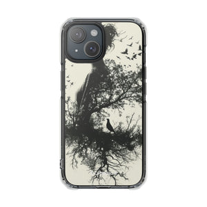 Branches of Serendipity - Phone Case for iPhone (Clear Impact - Magnetic)