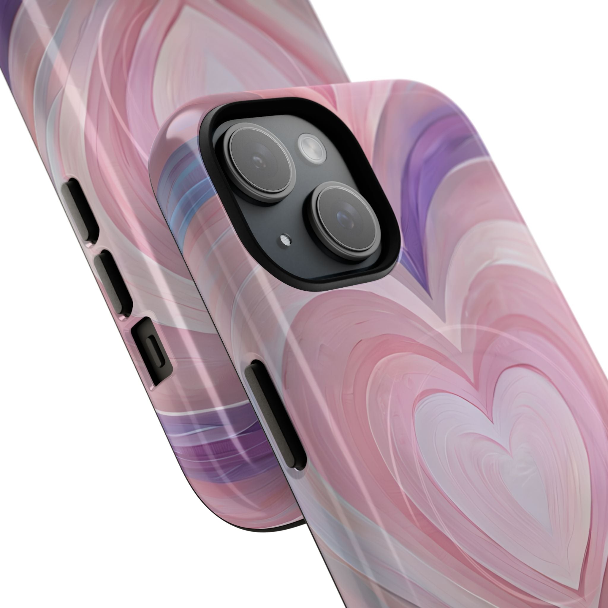 Radiant Heartbrush iPhone 15 Case - Tough+