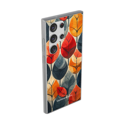 Autumn Leaf Design - Flexi Samsung S23 Phone Case