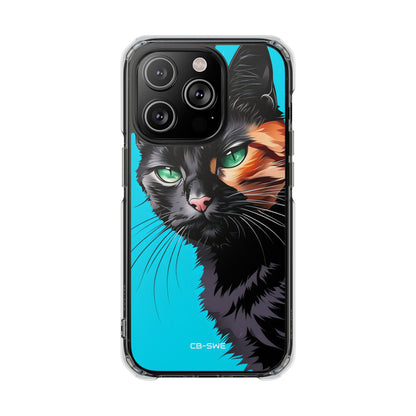 Curious Cat Stare iPhone Case - Impact