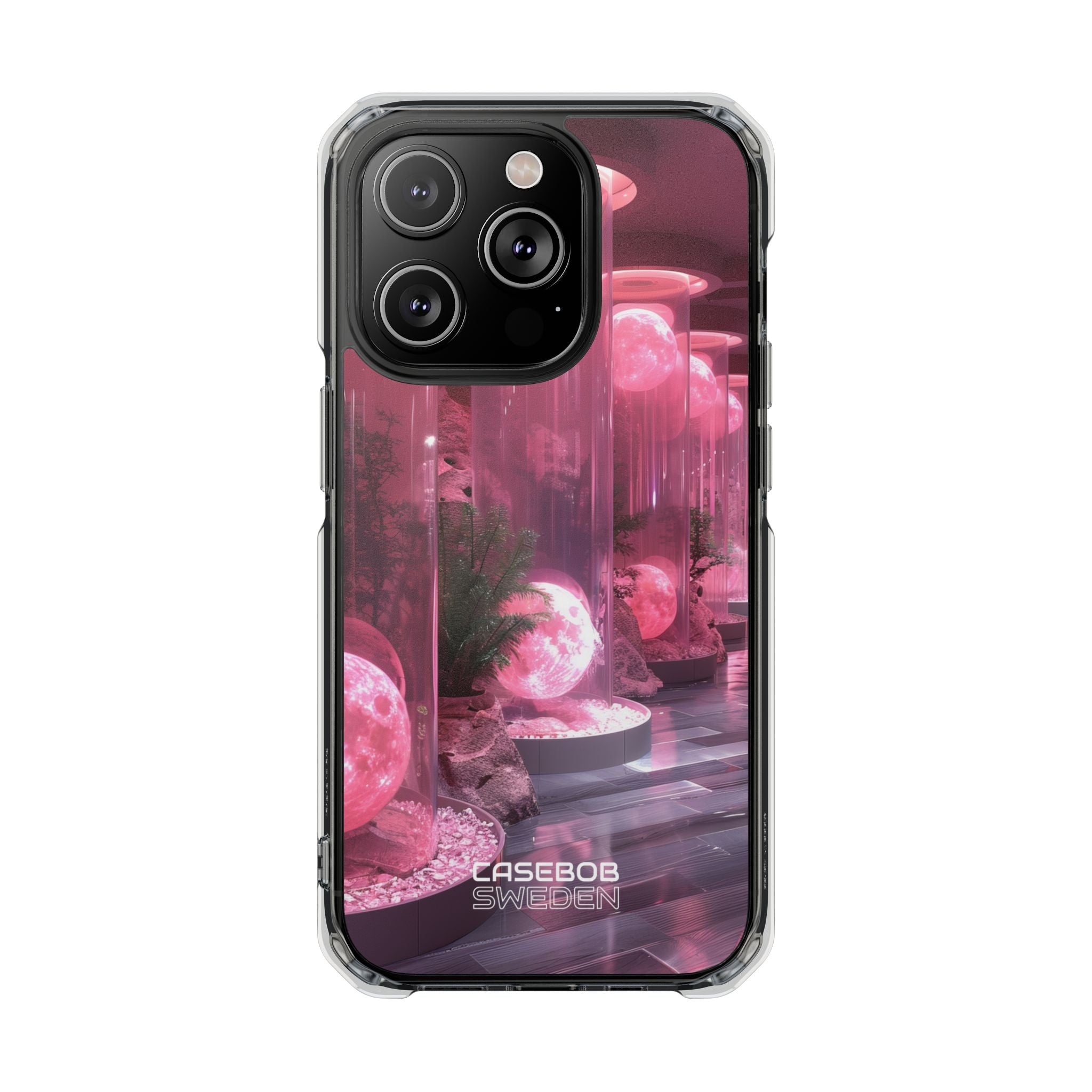 Futuristic Moon Garden iPhone 14 - Impact Clear+
