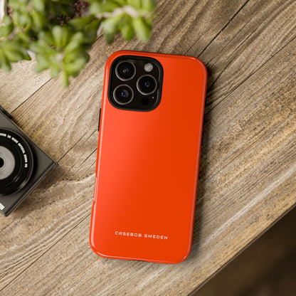 Orange Red iPhone 16 - Tough Phone Case