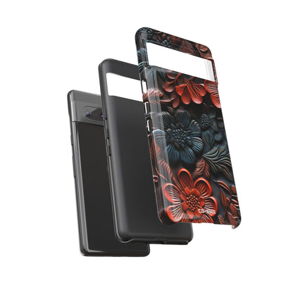 Sculpted Floral Elegance - Google Pixel Case