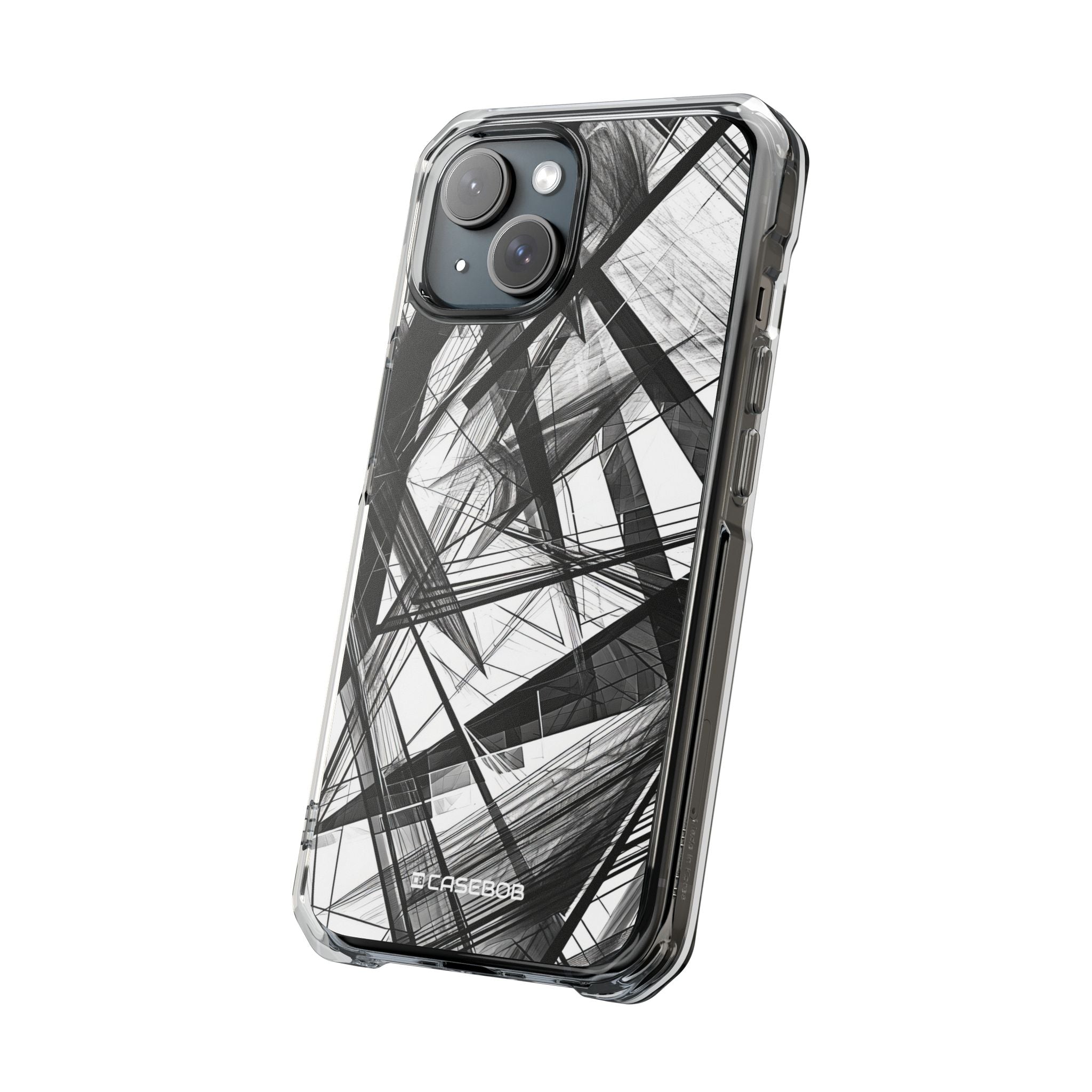 Monochrome Chaos - Phone Case for iPhone