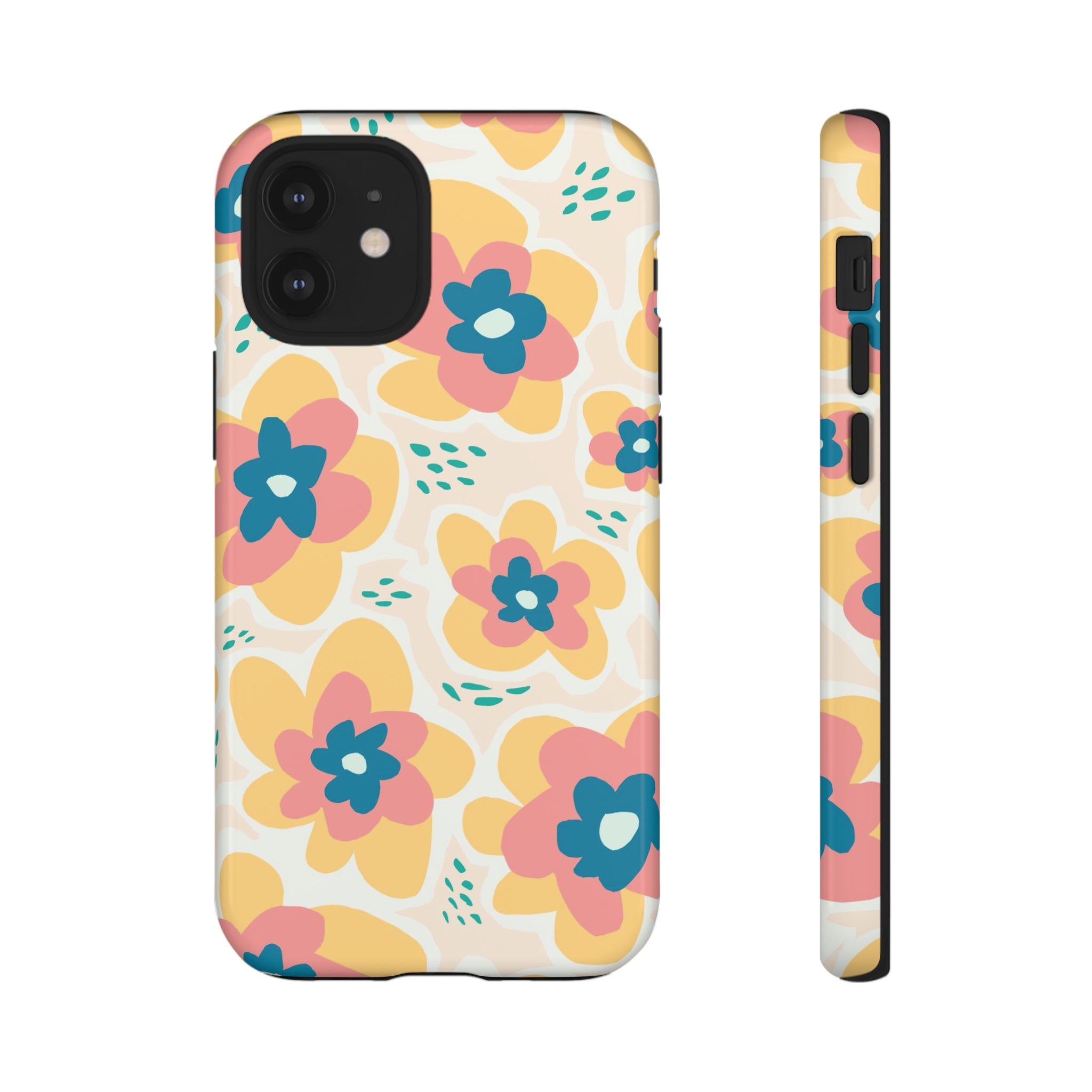 Yellow Happy Flower - Protective Phone Case