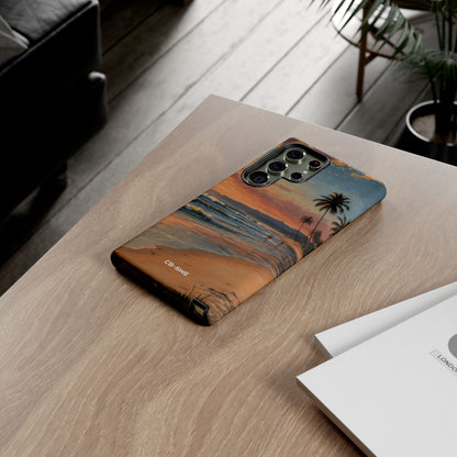 Golden Waves Embrace - Samsung Case