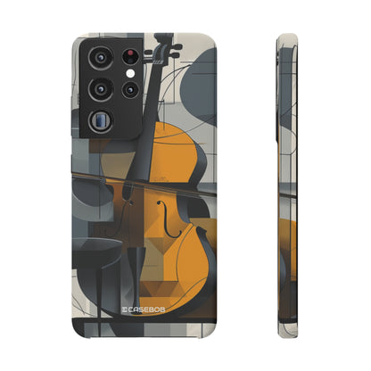 Cello Abstraction | Slim Phone Case for Samsung