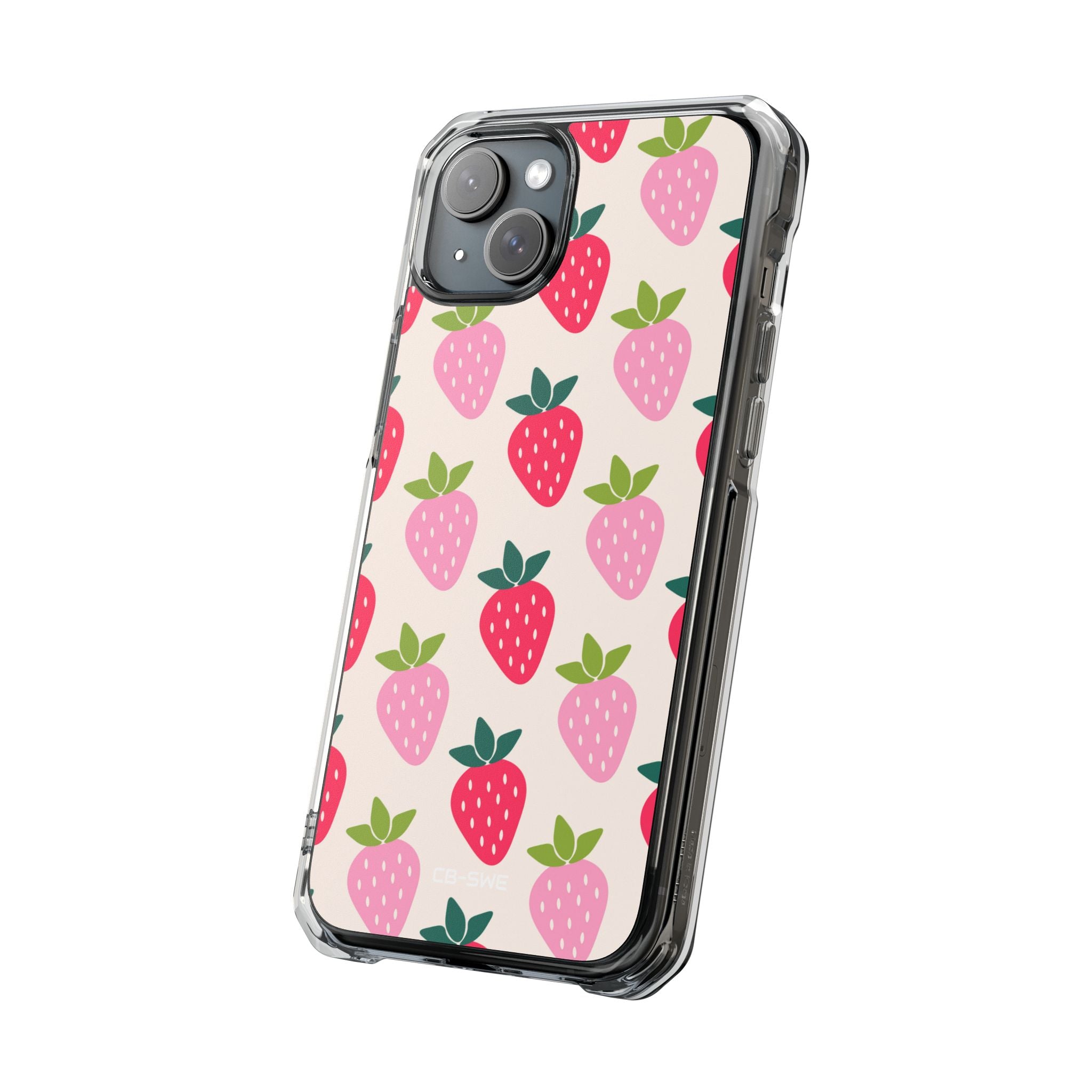 Vibrant Strawberry Rhythm iPhone Case - Impact