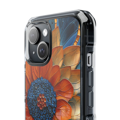 Mosaic Blossom Harmony iPhone 15 - Clear Impact Phone Case