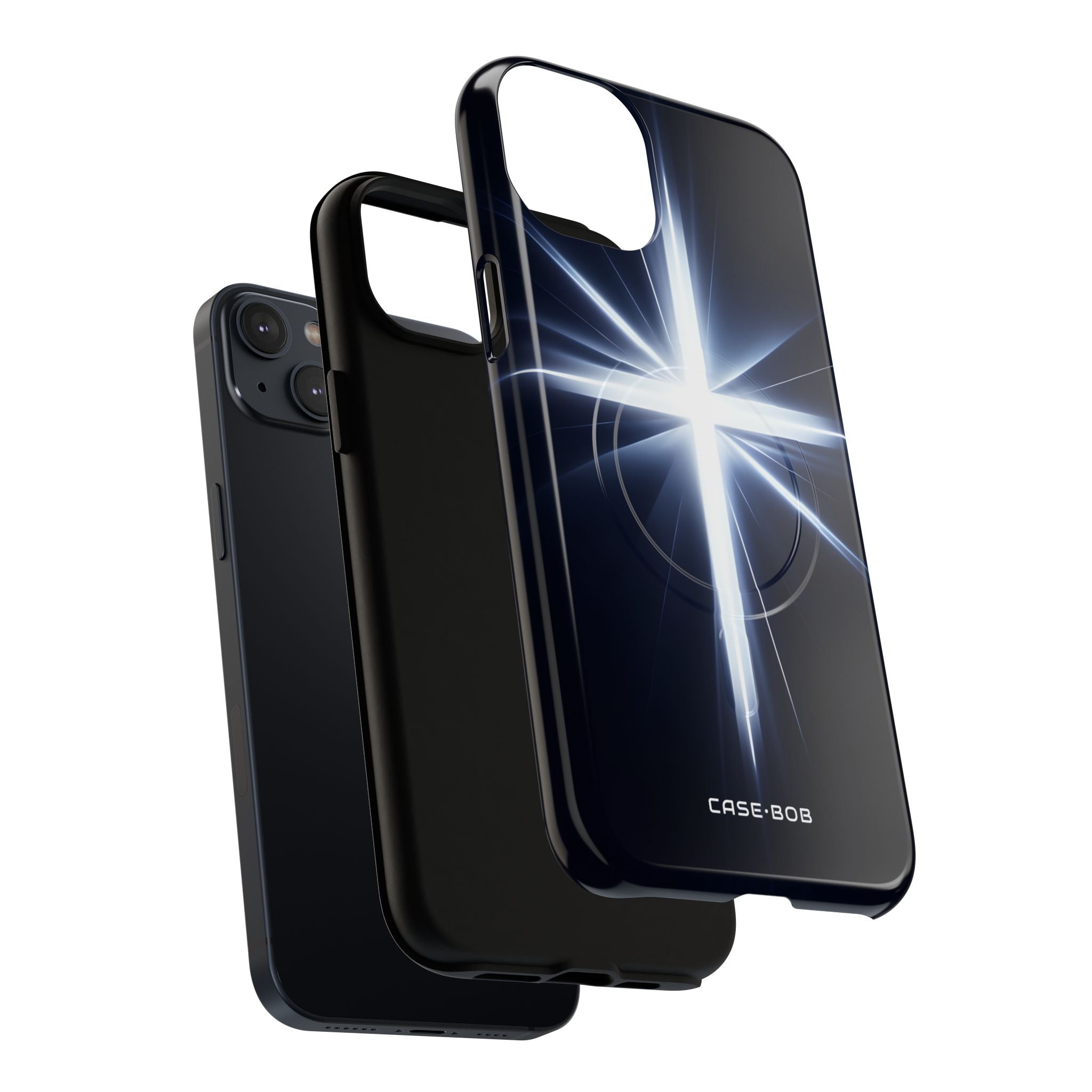 Glowing Crossburst iPhone 14 Plus Case - Tough+