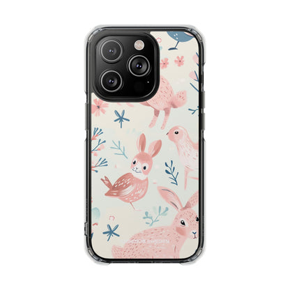 Pastel Whimsical Nature - Clear Impact iPhone 14 Phone Case