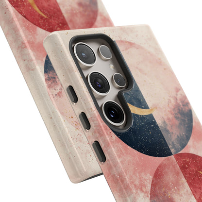 Golden Crescent Circles Samsung S24 Ultra Case - Tough