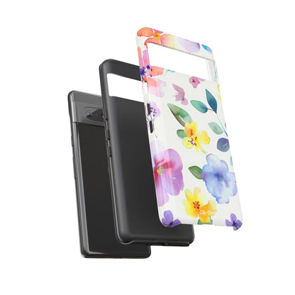 Whimsical Watercolor Florals - Google Pixel Case