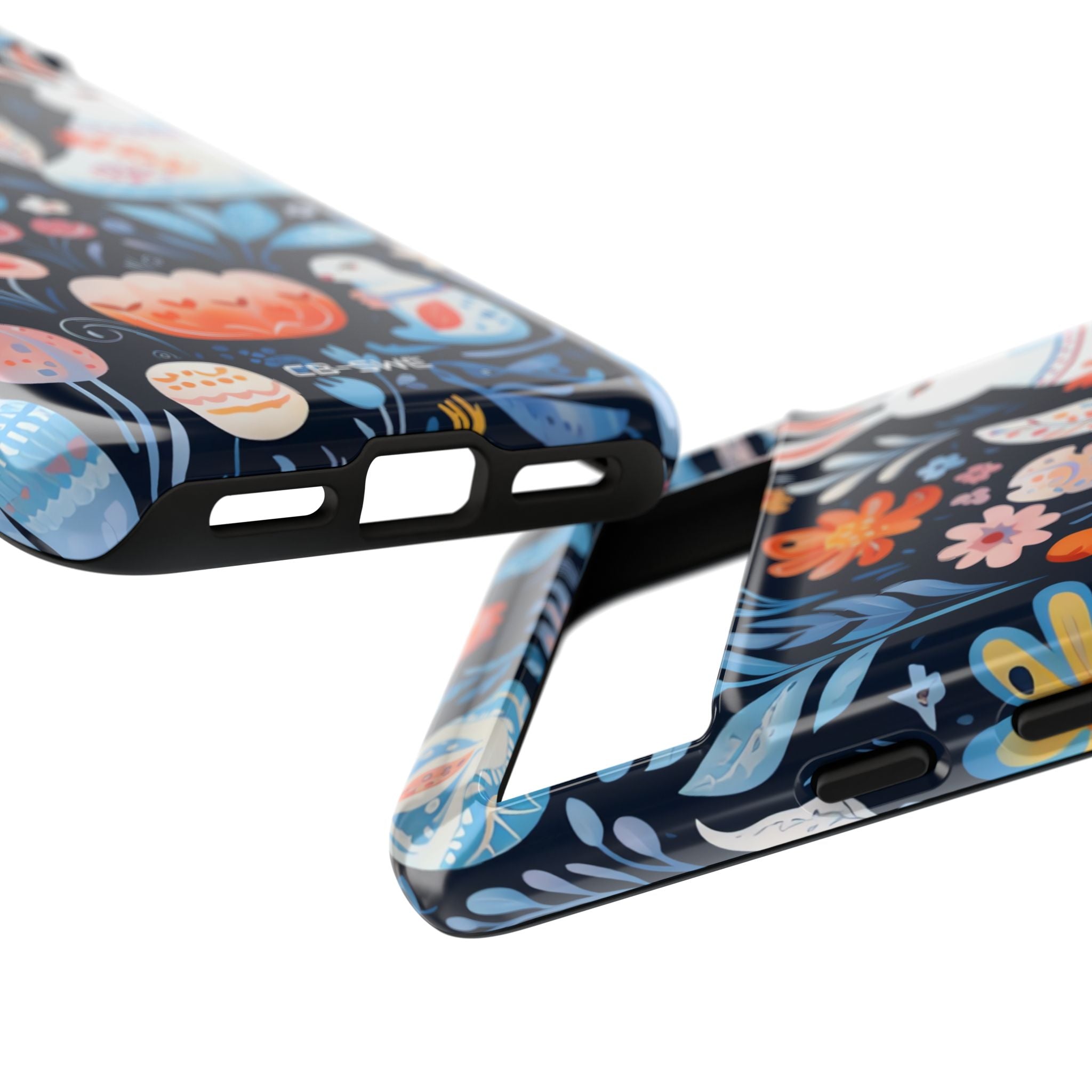 Bunnies Play Among Flowers - Google Pixel Case
