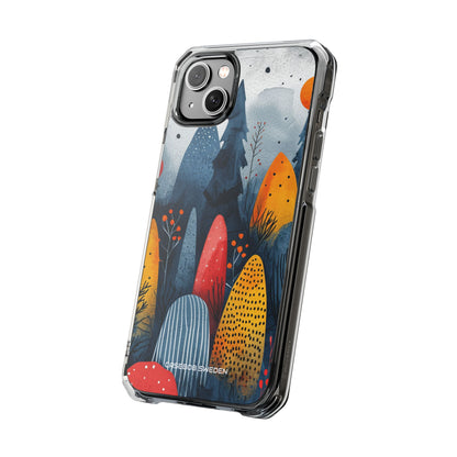 Whimsical Nature - Clear Impact iPhone 14 Phone Case