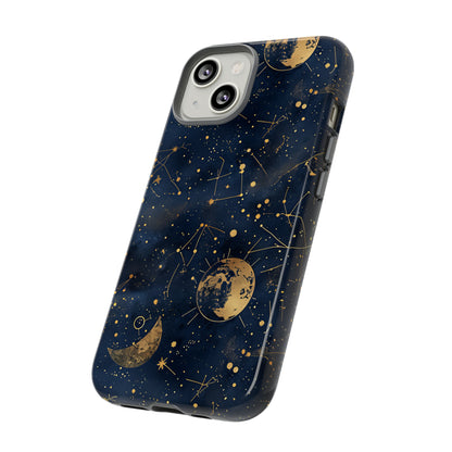 Celestial Zodiac Whispers - Protective Phone Case