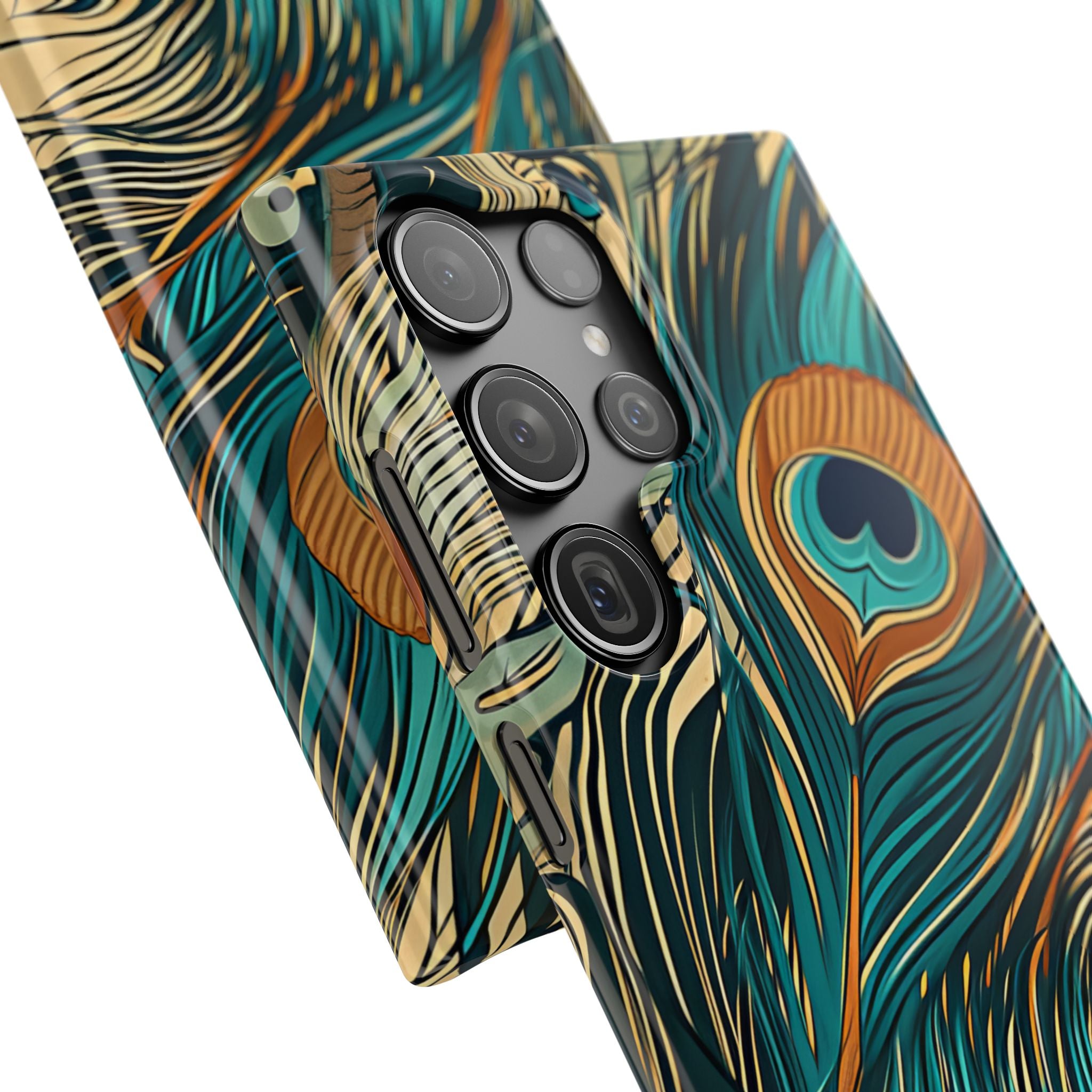 Art Nouveau Peacock Elegance Samsung S23 - Slim Phone Case