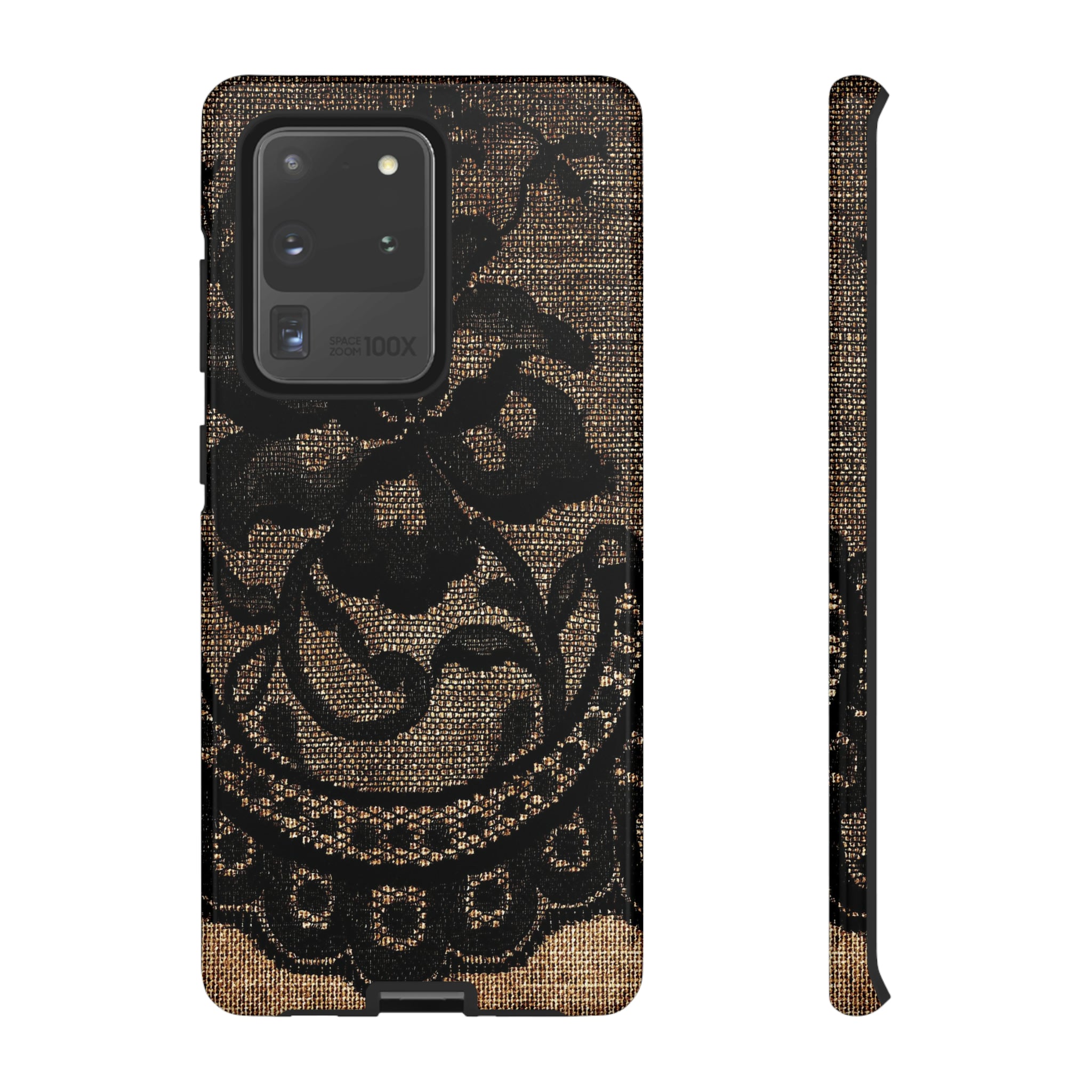 Broomrose Gothic Flower - Protective Phone Case