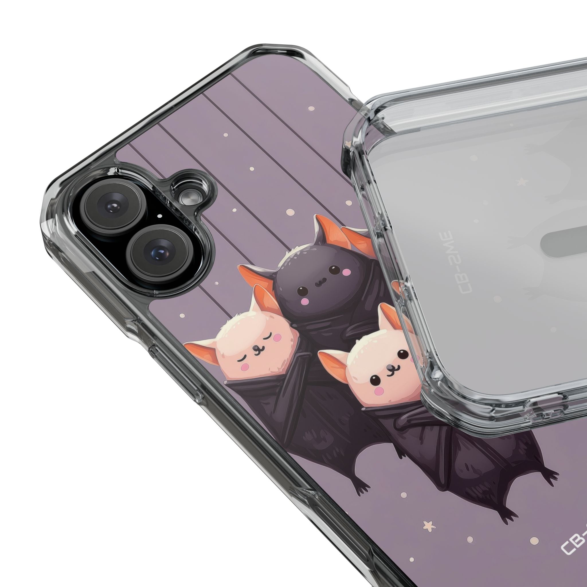 Playful Bats Hang iPhone Case - Impact