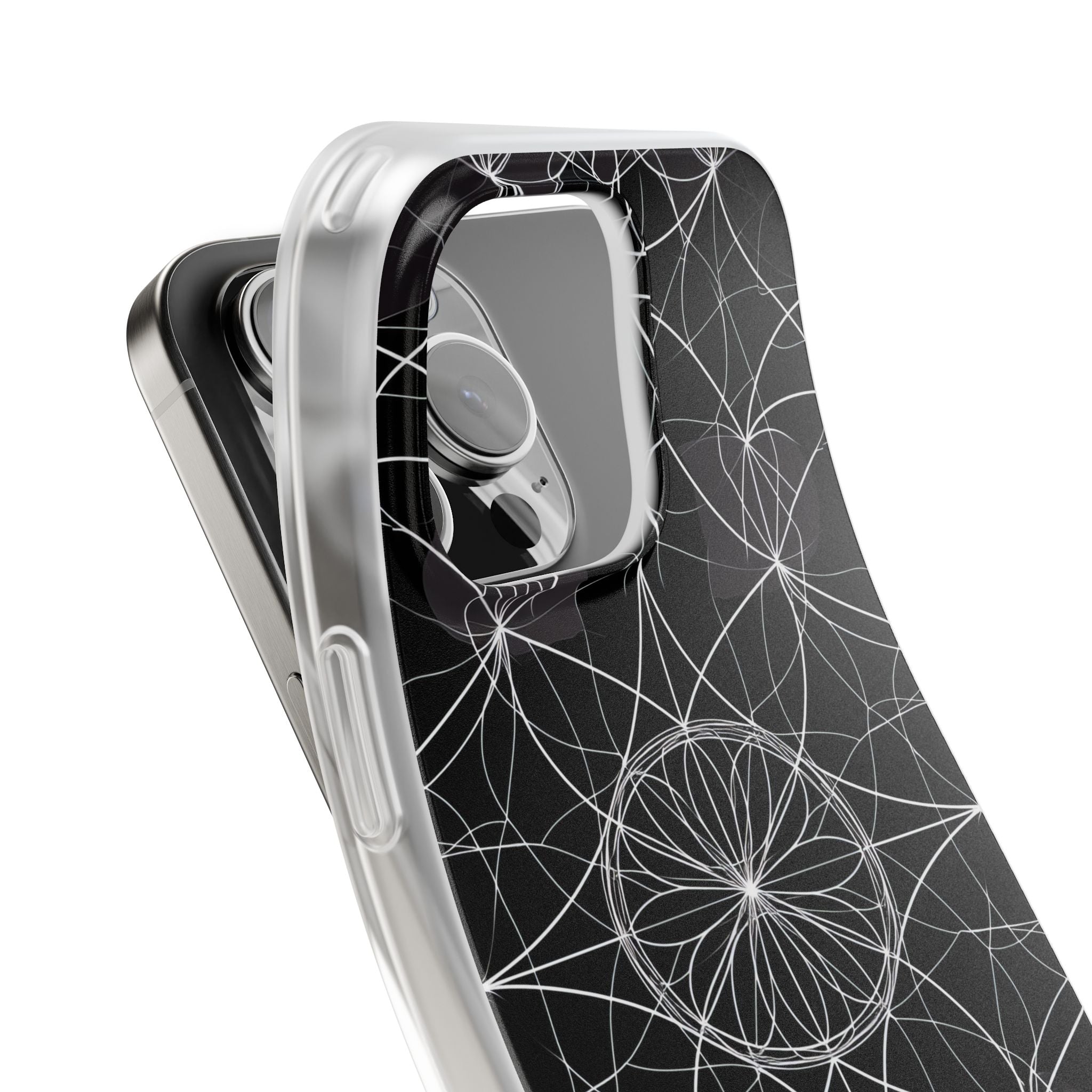 Radiant Petal Orbit iPhone 16 Pro Max Case - Soft