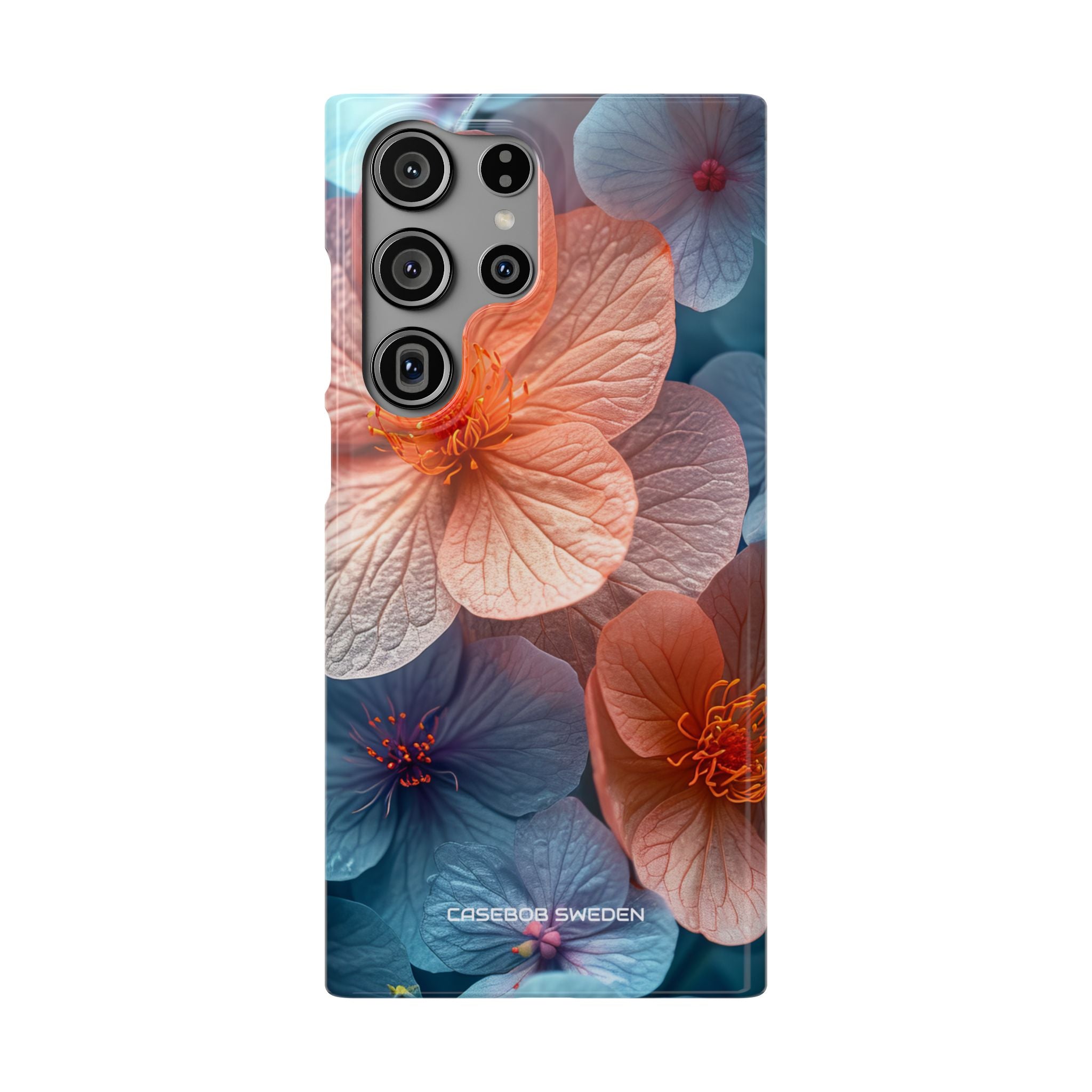 Peach Blossom Serenity - Slim Samsung S23 Phone Case