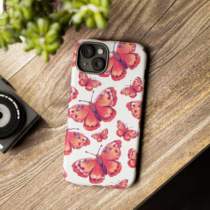 Vibrant Butterfly Dance - iPhone Case