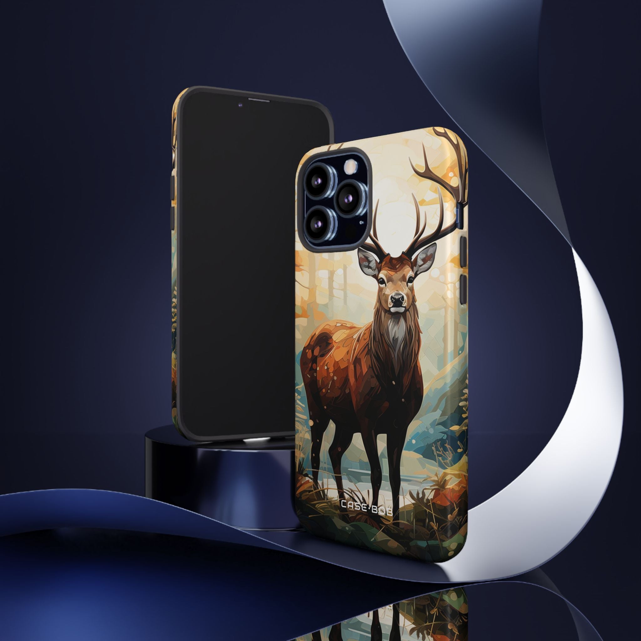Glowing Stag iPhone 13 Pro Max Case - Tough