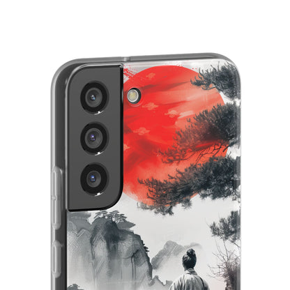 Serene Samurai Sunrise | Flexible Phone Case for Samsung Galaxy