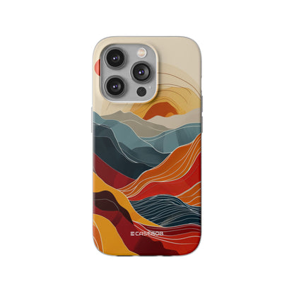 Sunset Waves | Flexible Phone Case for iPhone