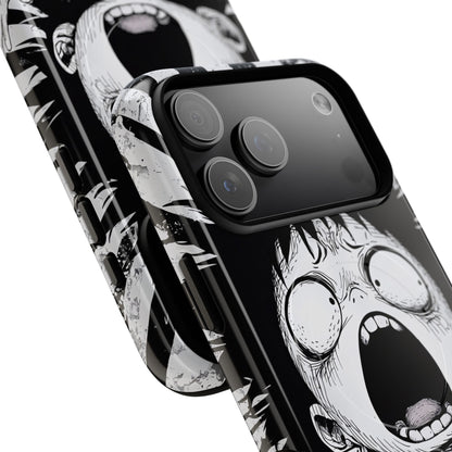 Screaming Stripes iPhone 17 Pro Max Case - Tough+